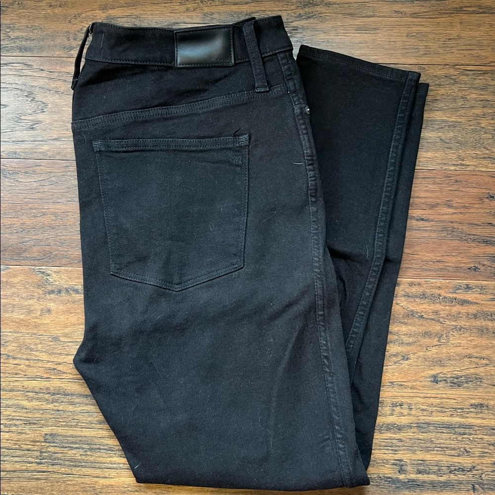 Madewell jeans. High rise, skinny.